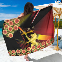 Belgium National Day Sarong Rampant Lion Gaillardia Heritage Pride
