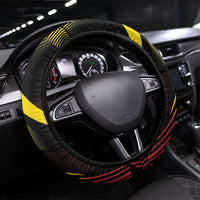 Belgium National Day Steering Wheel Cover Rampant Lion Gaillardia Heritage Pride