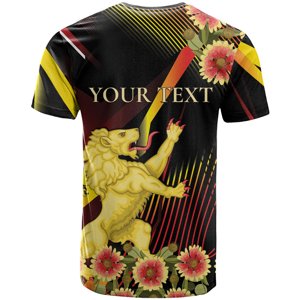 Personalized Belgium National Day T Shirt Rampant Lion Gaillardia Heritage Pride