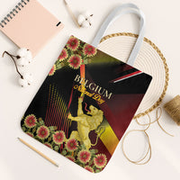 Belgium National Day Tote Bag Rampant Lion Gaillardia Heritage Pride
