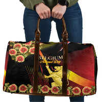 Belgium National Day Travel Bag Rampant Lion Gaillardia Heritage Pride