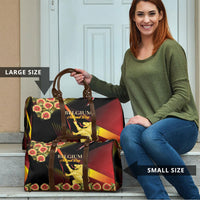 Belgium National Day Travel Bag Rampant Lion Gaillardia Heritage Pride
