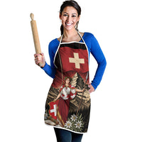Switzerland National Day Apron Helvetia Alps Heritage Pride