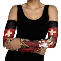 Switzerland National Day Arm Sleeves Helvetia Alps Heritage Pride