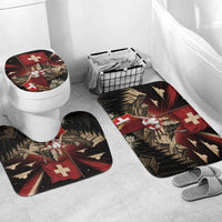 Switzerland National Day Bathroom Set Helvetia Alps Heritage Pride