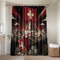 Switzerland National Day Bathroom Set Helvetia Alps Heritage Pride