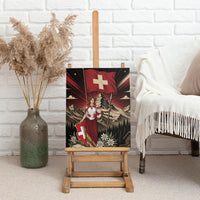 Switzerland National Day Canvas Wall Art Helvetia Alps Heritage Pride