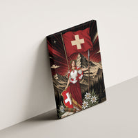 Switzerland National Day Canvas Wall Art Helvetia Alps Heritage Pride