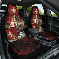 Switzerland National Day Car Seat Cover Helvetia Alps Heritage Pride