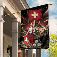 Switzerland National Day Garden Flag Helvetia Alps Heritage Pride