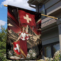 Switzerland National Day Garden Flag Helvetia Alps Heritage Pride