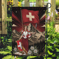 Switzerland National Day Garden Flag Helvetia Alps Heritage Pride