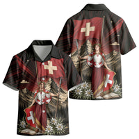Switzerland National Day Kid Hawaiian Shirt Helvetia Alps Heritage Pride
