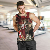 Switzerland National Day Men Tank Top Helvetia Alps Heritage Pride
