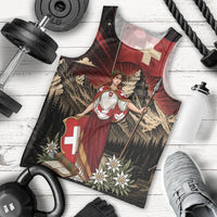 Switzerland National Day Men Tank Top Helvetia Alps Heritage Pride
