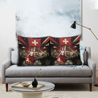 Switzerland National Day Pillow Cover Helvetia Alps Heritage Pride