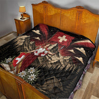 Switzerland National Day Quilt Helvetia Alps Heritage Pride