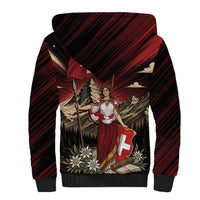 Switzerland National Day Sherpa Hoodie Helvetia Alps Heritage Pride