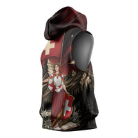 Switzerland National Day Sleeveless Hoodie Helvetia Alps Heritage Pride