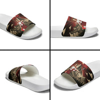 Switzerland National Day Slide Sandals Helvetia Alps Heritage Pride