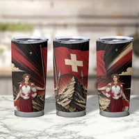Switzerland National Day Tumbler Cup Helvetia Alps Heritage Pride