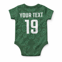 Custom Pakistan Cricket Baby Onesie Shaheens Crescent Star Spirit