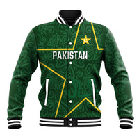 Custom Pakistan Cricket Baseball Jacket Shaheens Crescent Star Spirit