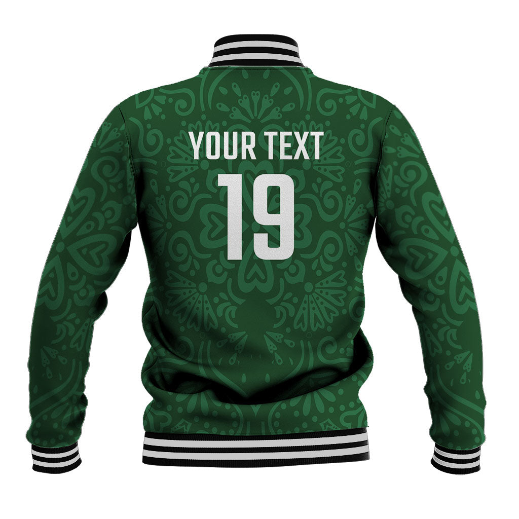 Custom Pakistan Cricket Baseball Jacket Shaheens Crescent Star Spirit