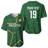Custom Pakistan Cricket Baseball Jersey Shaheens Crescent Star Spirit
