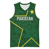 Custom Pakistan Cricket Basketball Jersey Shaheens Crescent Star Spirit