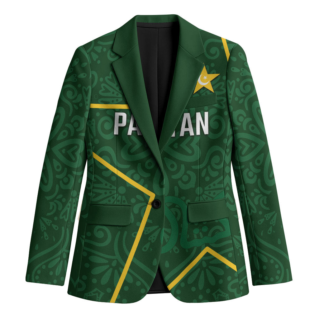 Custom Pakistan Cricket Blazer Shaheens Crescent Star Spirit