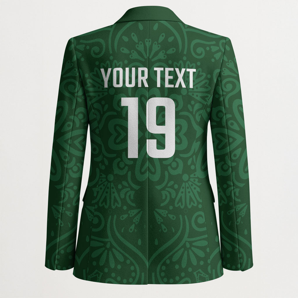 Custom Pakistan Cricket Blazer Shaheens Crescent Star Spirit