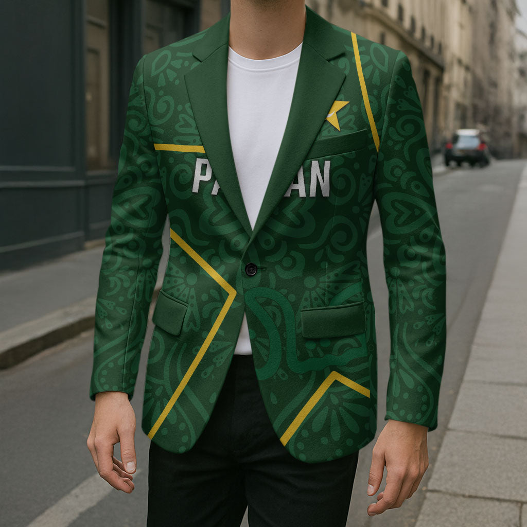 Custom Pakistan Cricket Blazer Shaheens Crescent Star Spirit