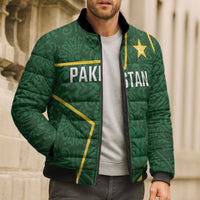 Custom Pakistan Cricket Bomber Puffer Jacket Shaheens Crescent Star Spirit