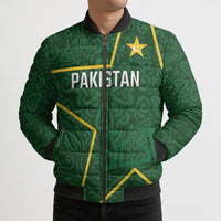 Custom Pakistan Cricket Bomber Puffer Jacket Shaheens Crescent Star Spirit