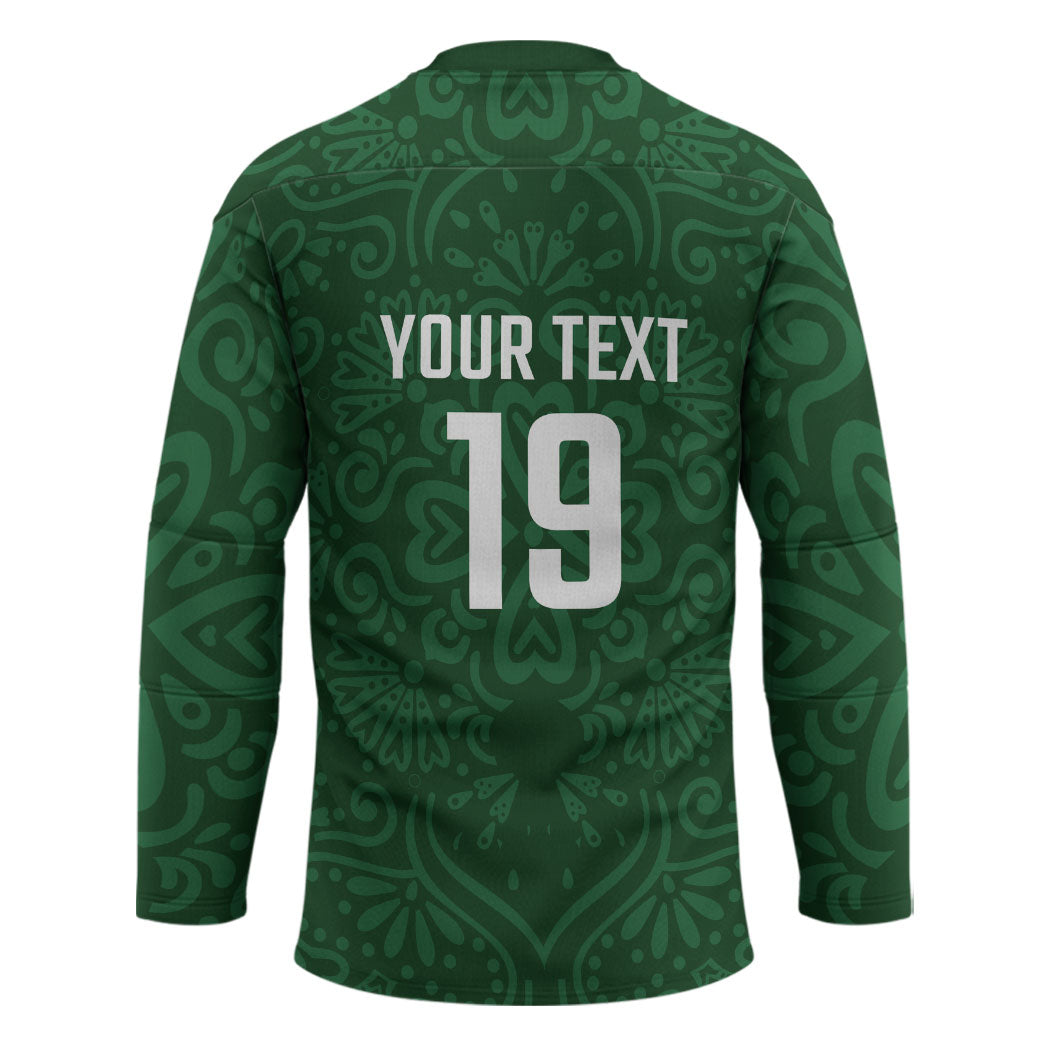 Custom Pakistan Cricket Hockey Jersey Shaheens Crescent Star Spirit