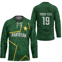 Custom Pakistan Cricket Hockey Jersey Shaheens Crescent Star Spirit