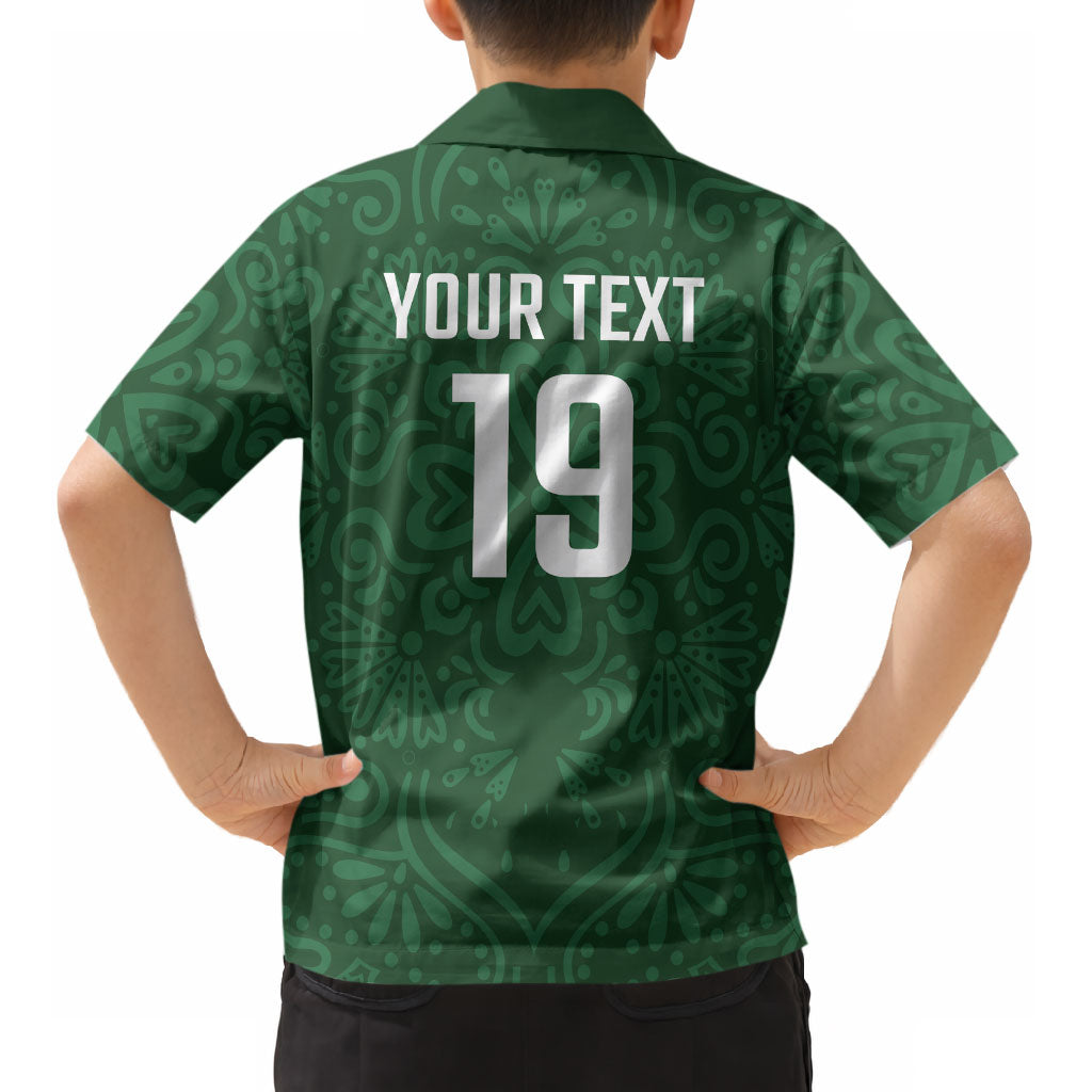 Custom Pakistan Cricket Kid Hawaiian Shirt Shaheens Crescent Star Spirit