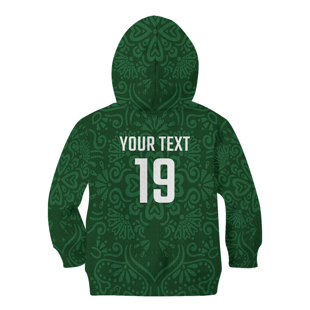 Custom Pakistan Cricket Kid Hoodie Shaheens Crescent Star Spirit