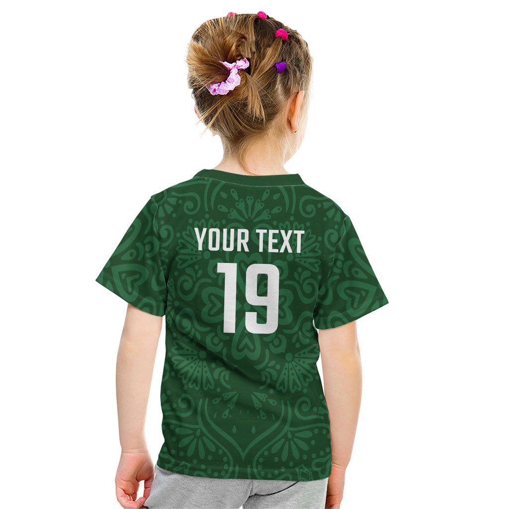 Custom Pakistan Cricket Kid T Shirt Shaheens Crescent Star Spirit