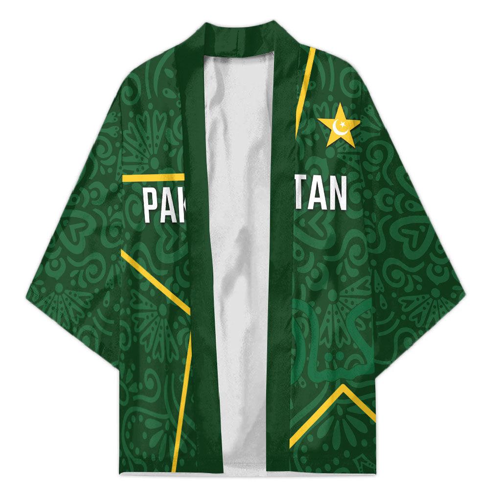 Custom Pakistan Cricket Kimono Shaheens Crescent Star Spirit