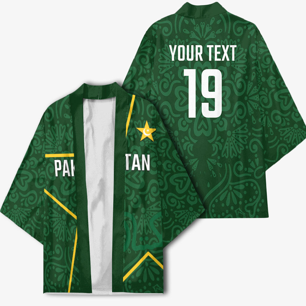 Custom Pakistan Cricket Kimono Shaheens Crescent Star Spirit