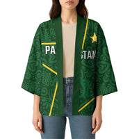 Custom Pakistan Cricket Kimono Shaheens Crescent Star Spirit