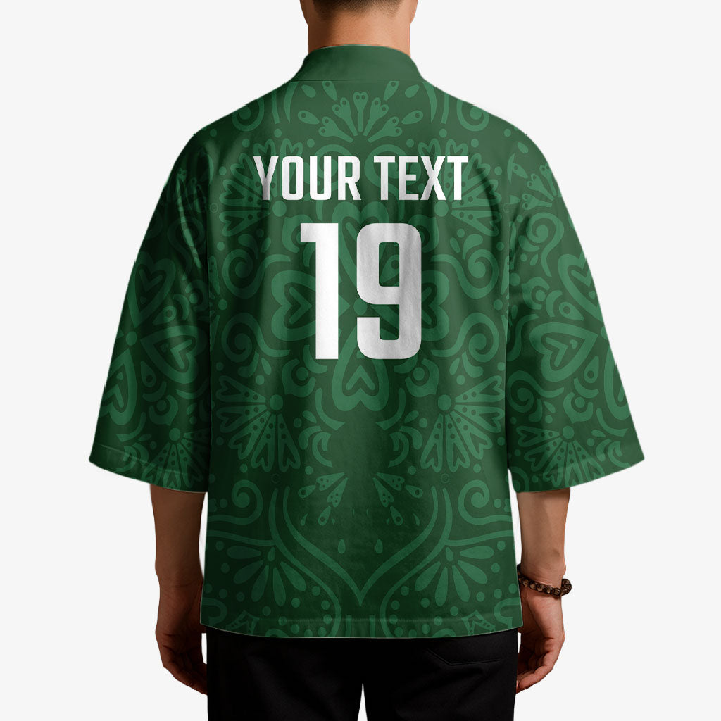 Custom Pakistan Cricket Kimono Shaheens Crescent Star Spirit
