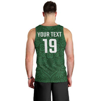 Custom Pakistan Cricket Men Tank Top Shaheens Crescent Star Spirit