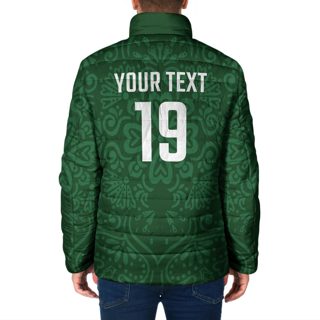 Custom Pakistan Cricket Padded Jacket Shaheens Crescent Star Spirit