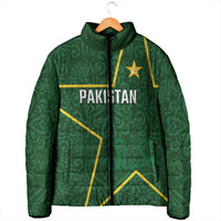 Custom Pakistan Cricket Padded Jacket Shaheens Crescent Star Spirit