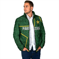 Custom Pakistan Cricket Padded Jacket Shaheens Crescent Star Spirit