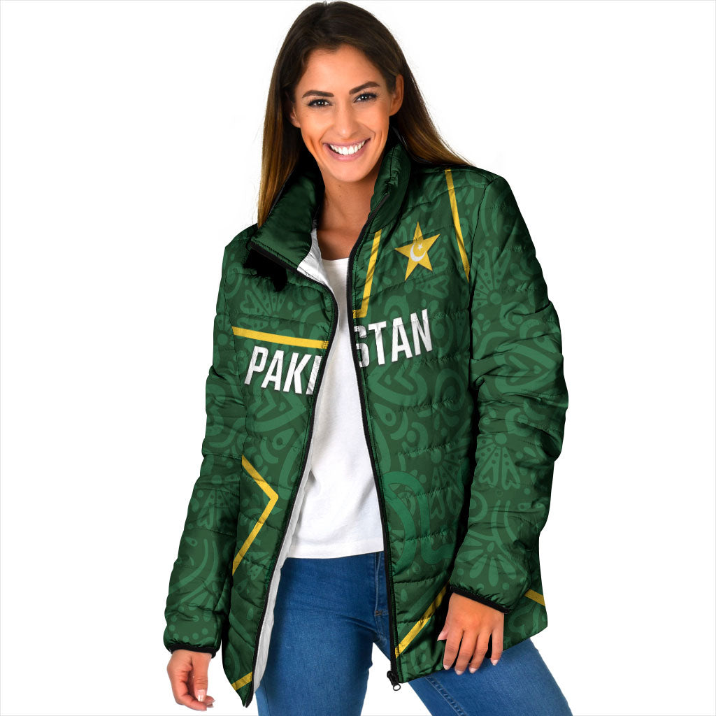 Custom Pakistan Cricket Padded Jacket Shaheens Crescent Star Spirit