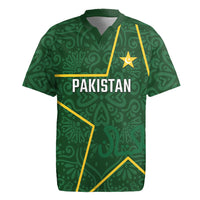 Custom Pakistan Cricket Rugby Jersey Shaheens Crescent Star Spirit